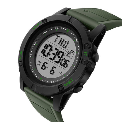 Outdoor Hiking Waterproof Backlight Sports Digital Men Wrist Watch Stopper Alarm